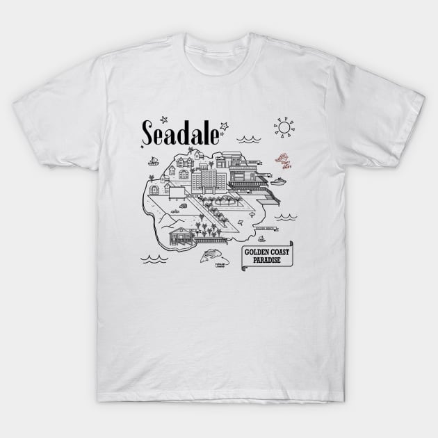 SEADALE MAP T-Shirt by Lara Desenha Demais